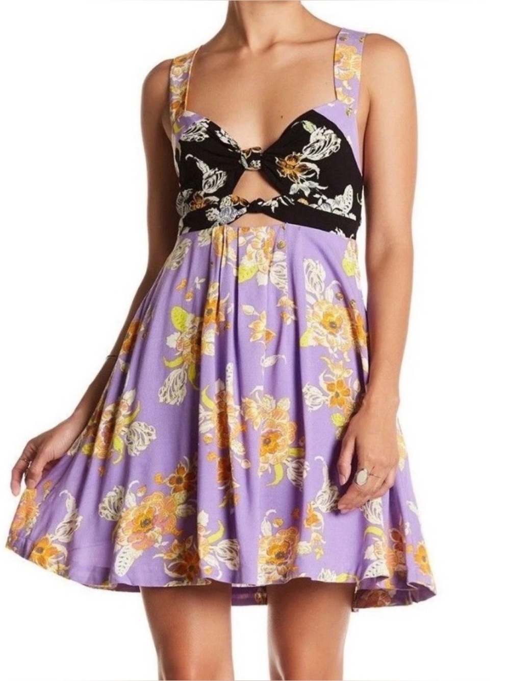 Free People • "Baby It's You" Floral Mini Dress (Style OB586767)